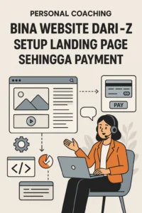 [PERSONAL COACHING] Bina website dari A-Z setup landing page sehingga payment